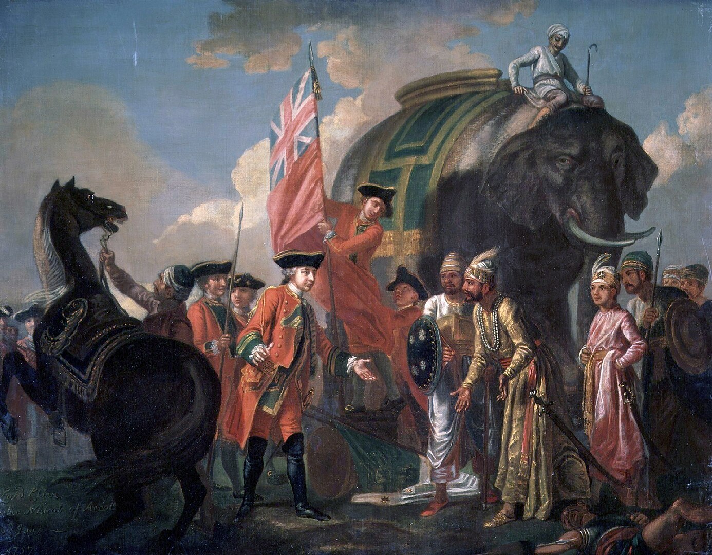 Robert Clive's victory at the Battle of Plassey established the East India Company as both a military and commercial power.