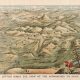 The Great Game- 1920s bird's eye map depicting the approaches to British India through Afghanistan, including then Soviet territory