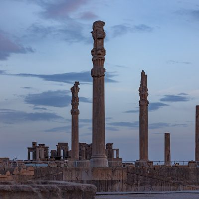 The ruins of Persepolis