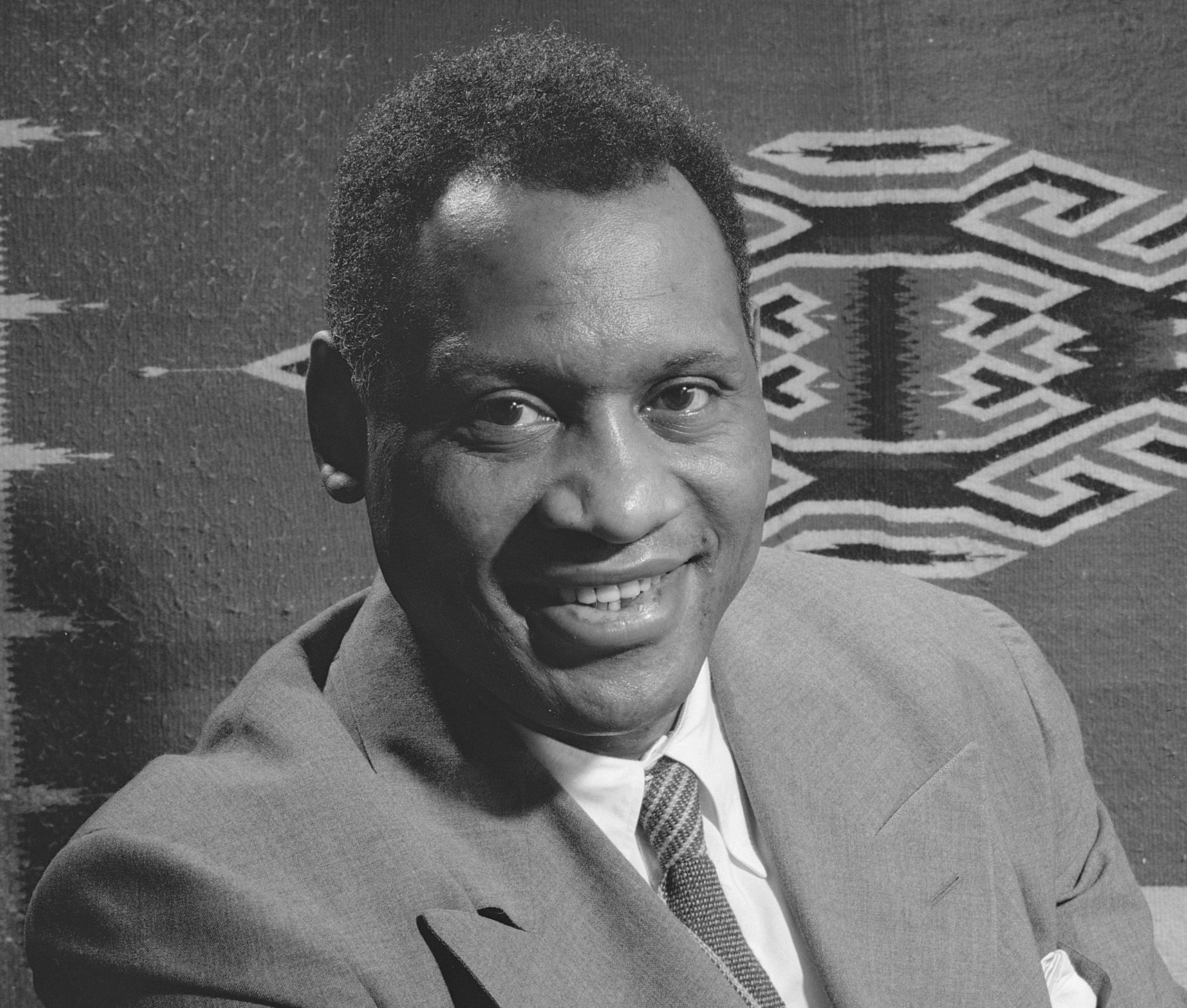 More details Paul Robeson, American actor, athlete, bass-baritone concert singer, writer, civil rights activist, Spingarn Medal winner, and Stalin peace prize laureate.