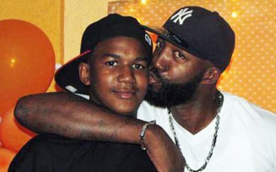 Trayvon Martin and his dad