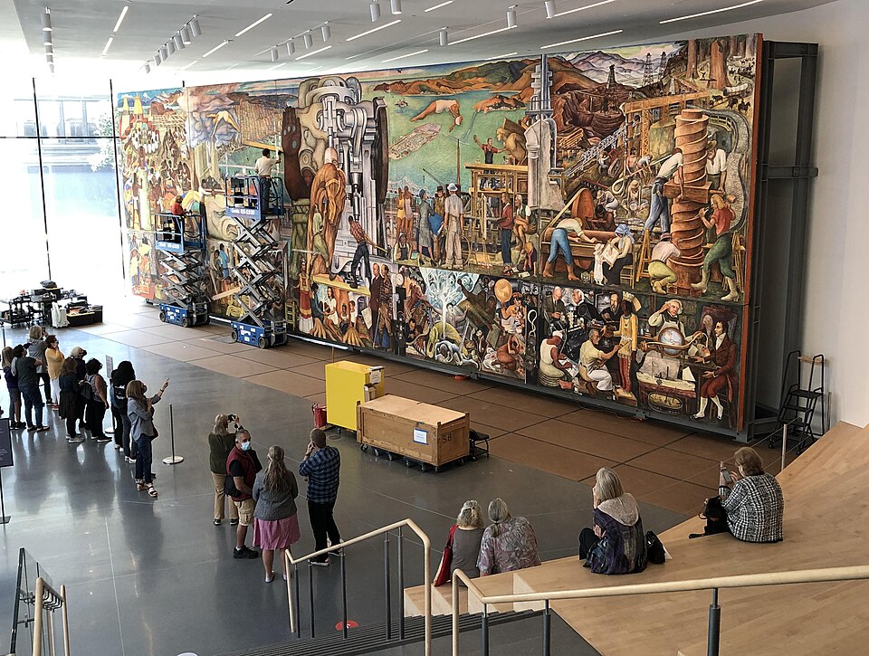 Diego Rivera's Pan American Unity mural (1940)