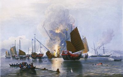 The opium wars of China