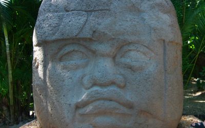 Olmec statue