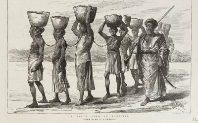 The spread of Islam through the Arab slave trade