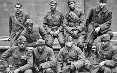 African American soldiers WW1