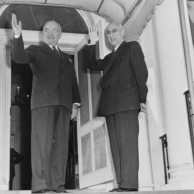 Prime Minister Mosaddegh with US President Truman in 1951