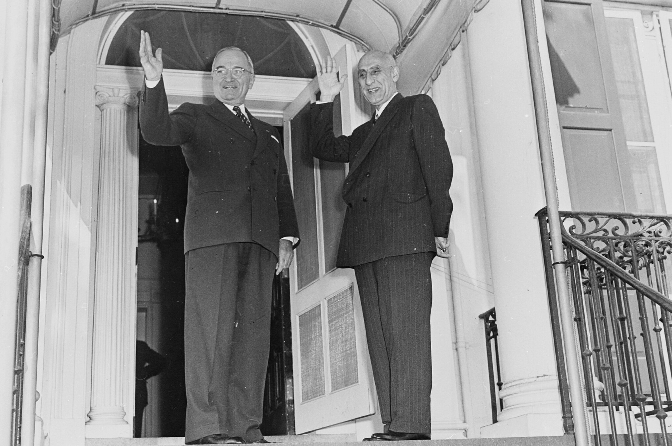 Prime Minister Mosaddegh with US President Truman in 1951