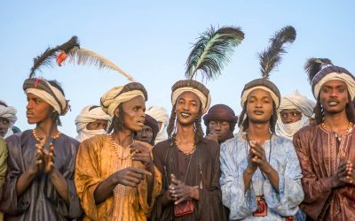 Fulani Men during Guérewol, Niger