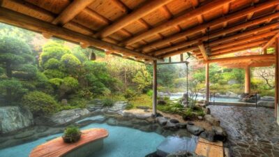 Onsen baths in Hakone