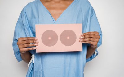 woman holding a card