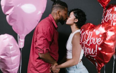 couple kissing each other