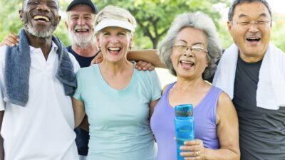 Older people exercise